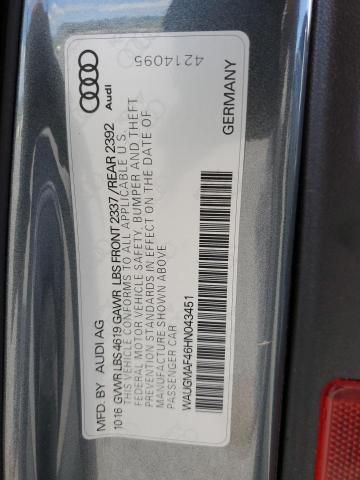 2017 Audi A4 Ultra Premium