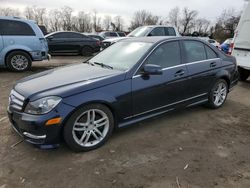 Salvage cars for sale from Copart Baltimore, MD: 2012 Mercedes-Benz C 250