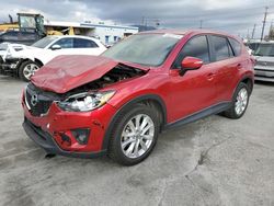 Mazda CX-5 GT salvage cars for sale: 2015 Mazda CX-5 GT