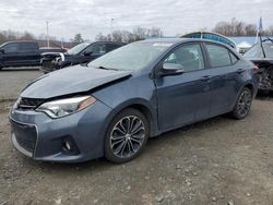 Salvage cars for sale at East Granby, CT auction: 2015 Toyota Corolla L