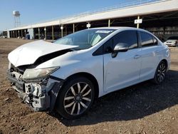 Honda Civic salvage cars for sale: 2015 Honda Civic EXL