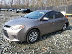 Toyota salvage cars for sale: 2015 Toyota Corolla L