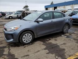 KIA Rio LX Vehiculos salvage en venta: 2020 KIA Rio LX