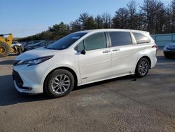 Salvage cars for sale at Brookhaven, NY auction: 2021 Toyota Sienna XLE
