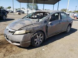 Honda salvage cars for sale: 2009 Honda Civic LX