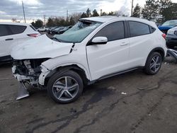 Honda HR-V EX salvage cars for sale: 2021 Honda HR-V EX