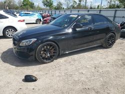 Salvage cars for sale from Copart Riverview, FL: 2016 Mercedes-Benz C 450 4matic AMG