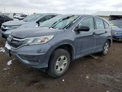 Honda salvage cars for sale: 2016 Honda CR-V LX