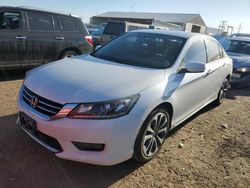 Salvage cars for sale from Copart Denver, CO: 2015 Honda Accord Sport