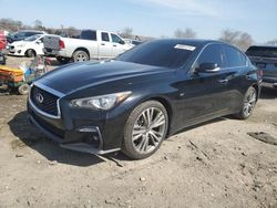 Salvage cars for sale from Copart Baltimore, MD: 2018 Infiniti Q50 Luxe