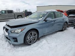 Salvage cars for sale from Copart Rocky View County, AB: 2014 Infiniti Q50 Base