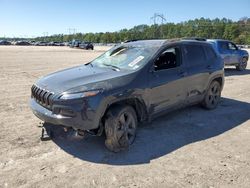 Salvage cars for sale from Copart Greenwell Springs, LA: 2017 Jeep Cherokee Latitude