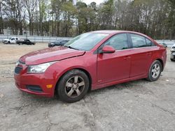 Salvage cars for sale at Austell, GA auction: 2013 Chevrolet Cruze LT