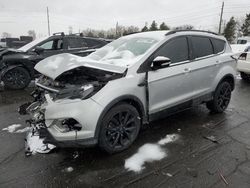 Ford Escape Titanium salvage cars for sale: 2017 Ford Escape Titanium