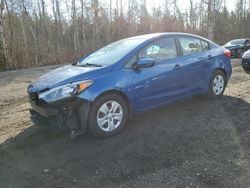 Salvage cars for sale at Bowmanville, ON auction: 2015 KIA Forte LX