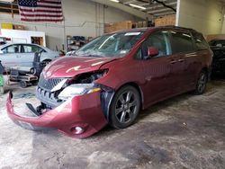 Toyota salvage cars for sale: 2017 Toyota Sienna SE