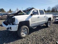 Salvage cars for sale from Copart Portland, OR: 2018 Chevrolet Silverado K1500 LTZ