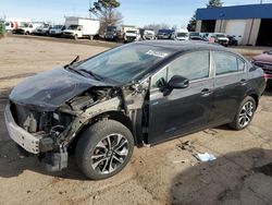 Salvage cars for sale at Woodhaven, MI auction: 2013 Honda Civic EX