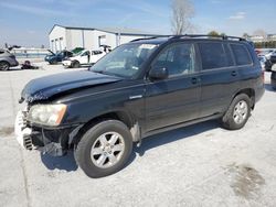 Salvage cars for sale from Copart Tulsa, OK: 2002 Toyota Highlander Limited