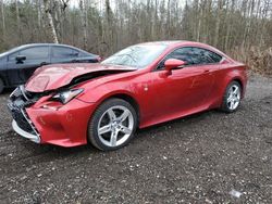 Salvage cars for sale at Bowmanville, ON auction: 2015 Lexus RC 350