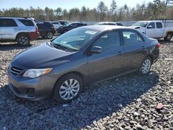 Salvage cars for sale at Windham, ME auction: 2013 Toyota Corolla Base