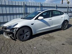 Salvage cars for sale from Copart Colton, CA: 2022 Tesla Model 3