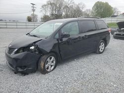 Toyota Sienna LE salvage cars for sale: 2012 Toyota Sienna LE