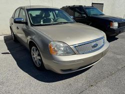 Salvage cars for sale from Copart Montgomery, AL: 2006 Ford Five Hundred Limited