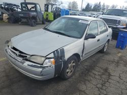 Salvage cars for sale from Copart Woodburn, OR: 2000 Toyota Corolla VE