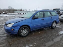 Ford Focus ZXW salvage cars for sale: 2005 Ford Focus ZXW