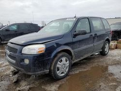 Salvage cars for sale from Copart Rocky View County, AB: 2006 Chevrolet Uplander LS