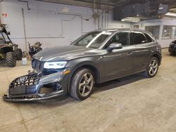 Salvage cars for sale at Wheeling, IL auction: 2020 Audi Q5 Titanium Prestige