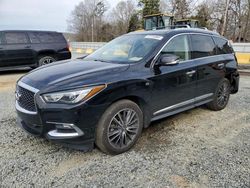 Salvage cars for sale at Concord, NC auction: 2017 Infiniti QX60