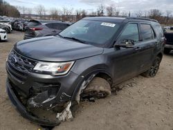 Salvage cars for sale from Copart Marlboro, NY: 2018 Ford Explorer XLT