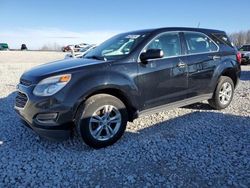 Salvage cars for sale at Wayland, MI auction: 2016 Chevrolet Equinox LS