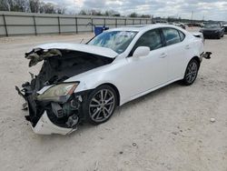 Salvage cars for sale at New Braunfels, TX auction: 2008 Lexus IS 250