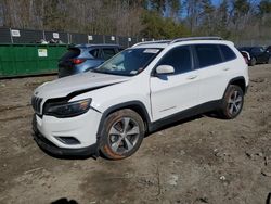Salvage SUVs for sale at auction: 2020 Jeep Cherokee Limited