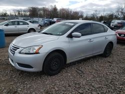 Salvage cars for sale from Copart Chalfont, PA: 2014 Nissan Sentra S