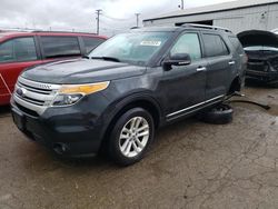 Salvage cars for sale from Copart Chicago Heights, IL: 2014 Ford Explorer XLT