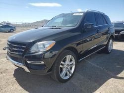 Salvage cars for sale at North Las Vegas, NV auction: 2013 Mercedes-Benz ML 350