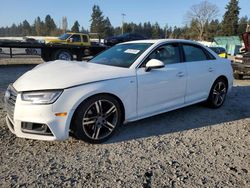 Salvage cars for sale at Graham, WA auction: 2018 Audi A4 Prestige