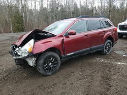 Vehiculos salvage en venta de Copart Bowmanville, ON: 2012 Subaru Outback 2.5I Premium