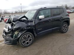 Salvage cars for sale from Copart Fort Wayne, IN: 2015 Jeep Renegade Limited