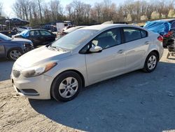Salvage cars for sale from Copart Waldorf, MD: 2015 KIA Forte LX