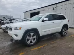 Salvage cars for sale at Chicago Heights, IL auction: 2016 Jeep Grand Cherokee Limited