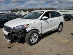 Salvage cars for sale at Pennsburg, PA auction: 2019 KIA Sorento LX