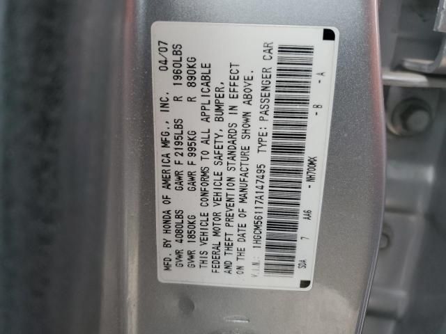 2007 Honda Accord Value