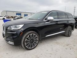 Salvage cars for sale at Haslet, TX auction: 2022 Lincoln Aviator Black Label