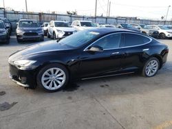 Salvage cars for sale at Los Angeles, CA auction: 2017 Tesla Model S