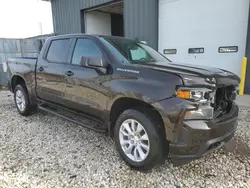 Carros salvage para piezas a la venta en subasta: 2019 Chevrolet Silverado K1500 Custom